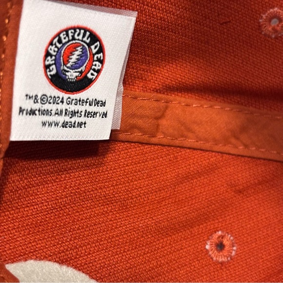 NWT Grateful Dead Rusty Red burnt orange 
Corduroy adjustable Hat - Picture 5 of 5